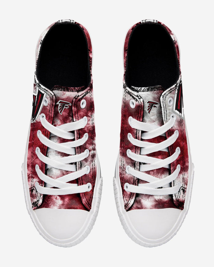 Atlanta Falcons Womens Low Top Tie-Dye Canvas Shoe FOCO - FOCO.com