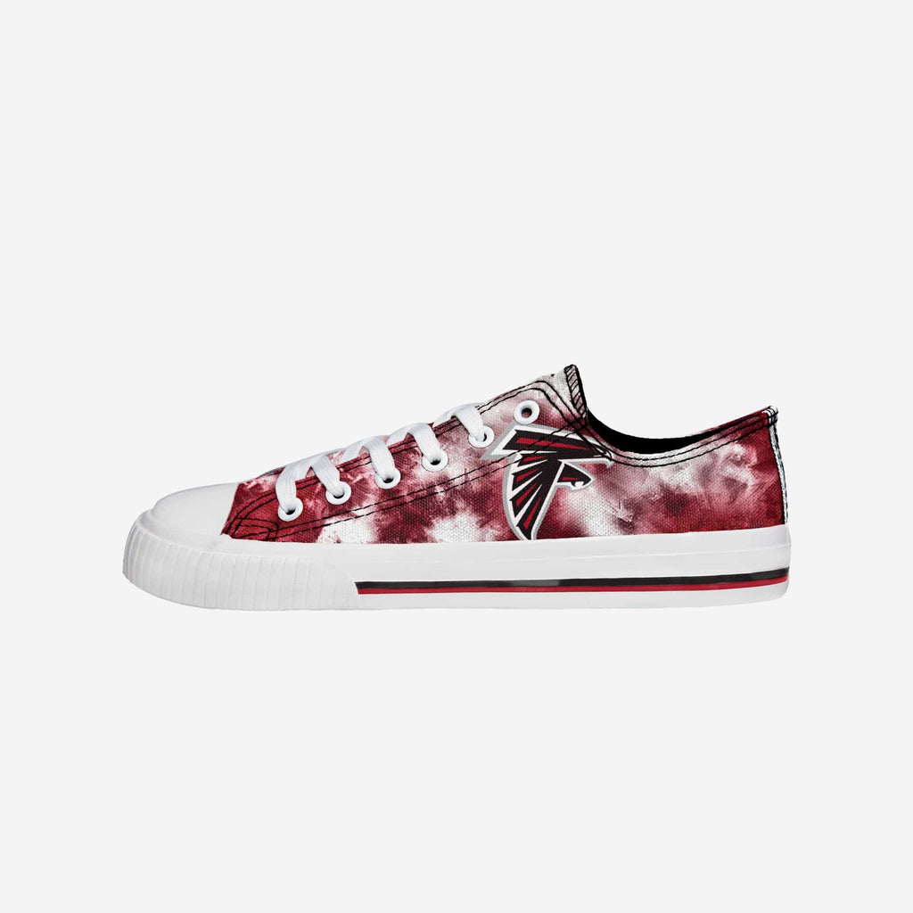 Atlanta Falcons Womens Low Top Tie-Dye Canvas Shoe FOCO 6 - FOCO.com