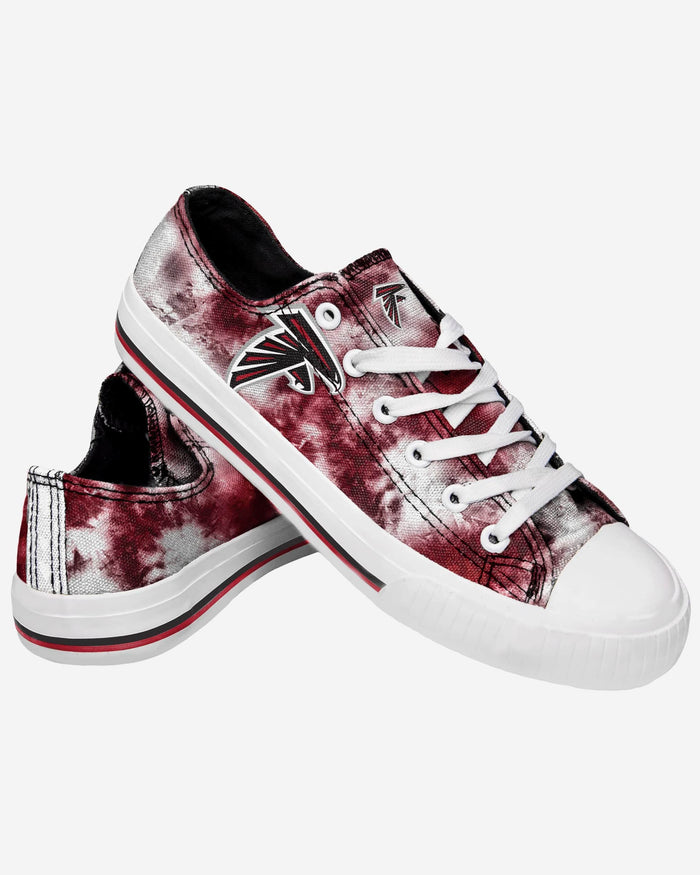 Atlanta Falcons Womens Low Top Tie-Dye Canvas Shoe FOCO - FOCO.com