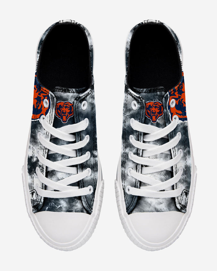 Chicago Bears Womens Low Top Tie-Dye Canvas Shoe FOCO - FOCO.com