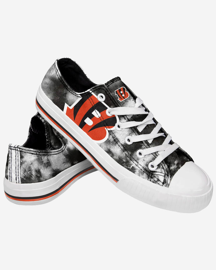 Cincinnati Bengals Womens Low Top Tie-Dye Canvas Shoe FOCO - FOCO.com