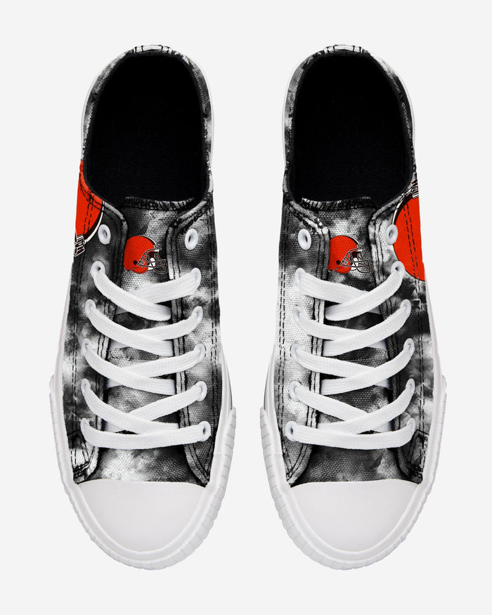 Cleveland Browns Womens Low Top Tie-Dye Canvas Shoe FOCO - FOCO.com