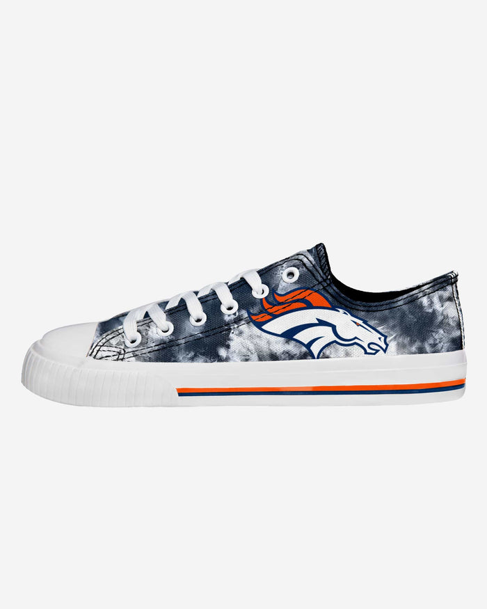 Denver Broncos Womens Low Top Tie-Dye Canvas Shoe FOCO 6 - FOCO.com