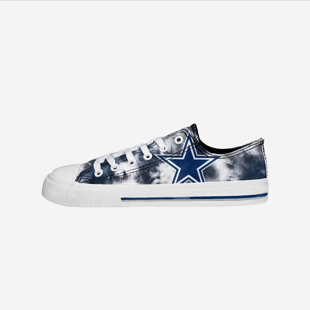 Dallas Cowboys Womens Low Top Tie-Dye Canvas Shoe FOCO 6 - FOCO.com