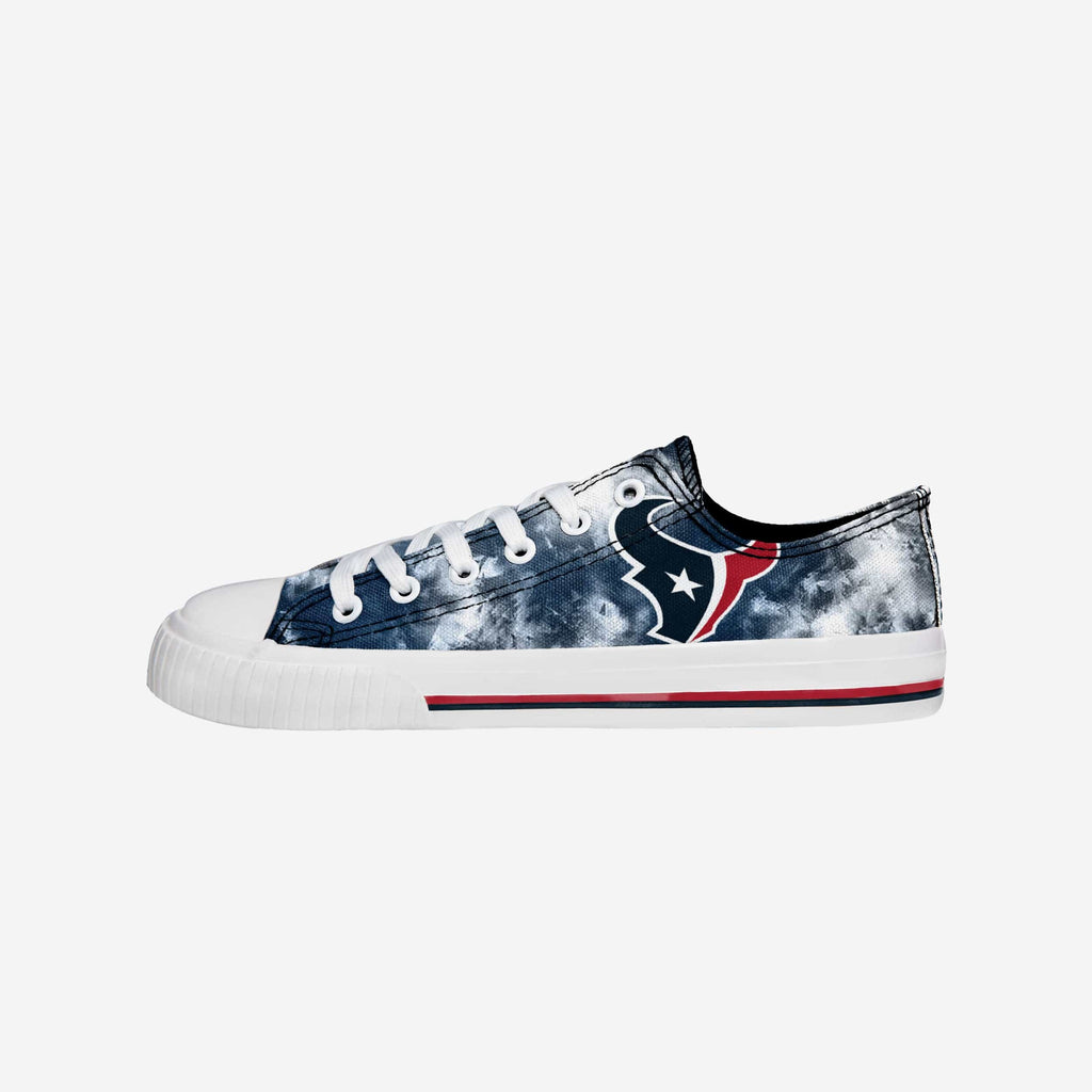 Houston Texans Womens Low Top Tie-Dye Canvas Shoe FOCO 6 - FOCO.com