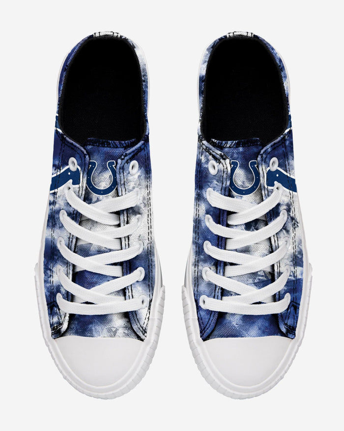 Indianapolis Colts Womens Low Top Tie-Dye Canvas Shoe FOCO - FOCO.com