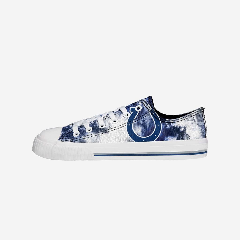 Indianapolis Colts Womens Low Top Tie-Dye Canvas Shoe FOCO 6 - FOCO.com