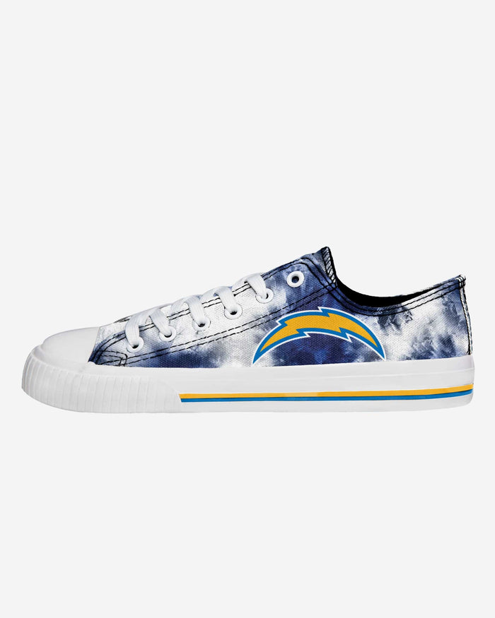 Los Angeles Chargers Womens Low Top Tie-Dye Canvas Shoe FOCO 6 - FOCO.com