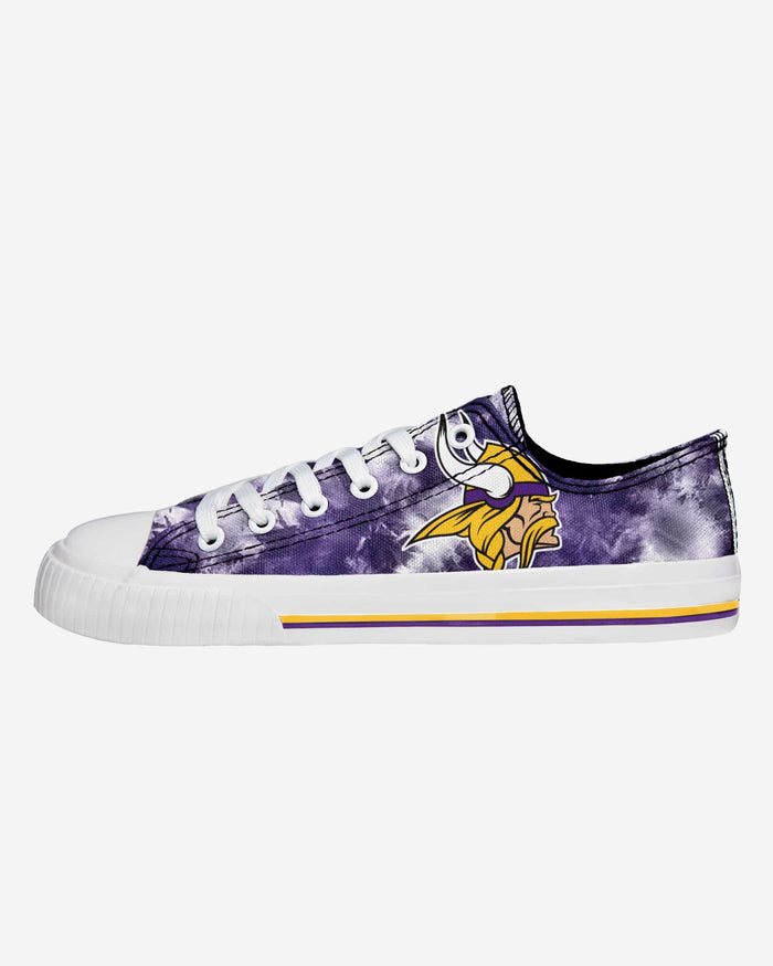 Minnesota Vikings Womens Low Top Tie-Dye Canvas Shoe FOCO 6 - FOCO.com