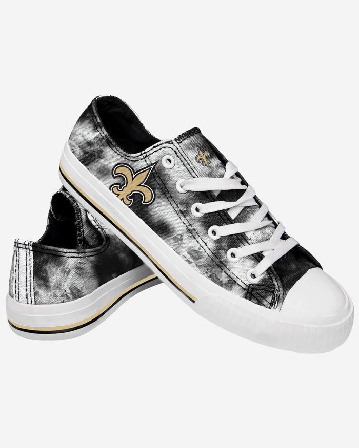 New Orleans Saints Womens Low Top Tie-Dye Canvas Shoe FOCO - FOCO.com