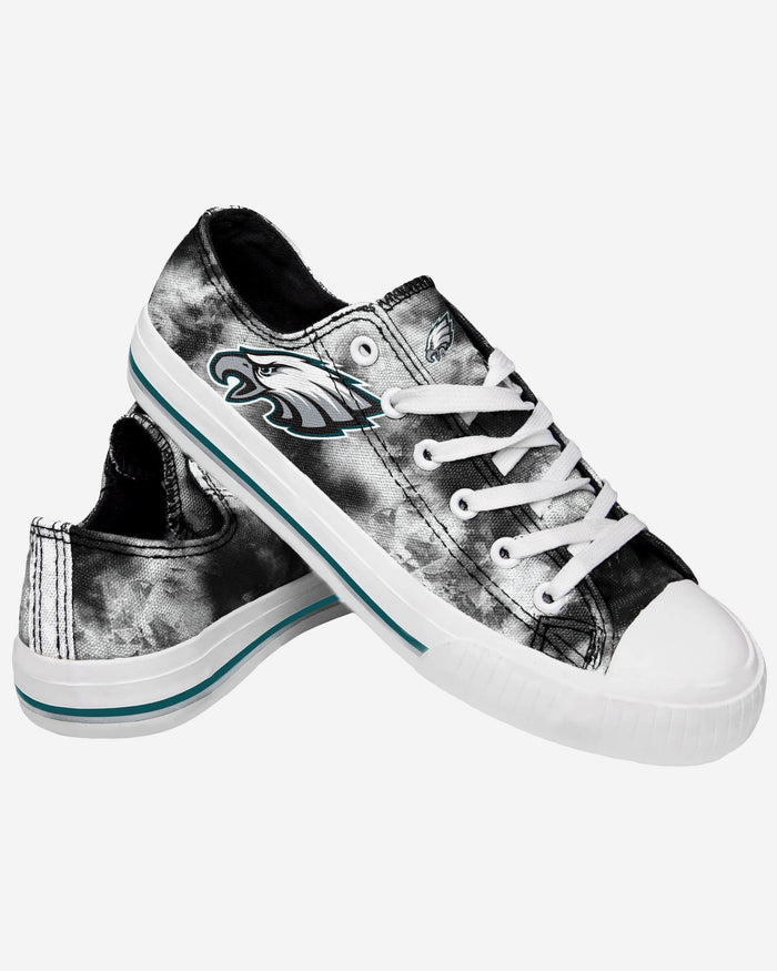 Philadelphia Eagles Womens Low Top Tie-Dye Canvas Shoe FOCO - FOCO.com