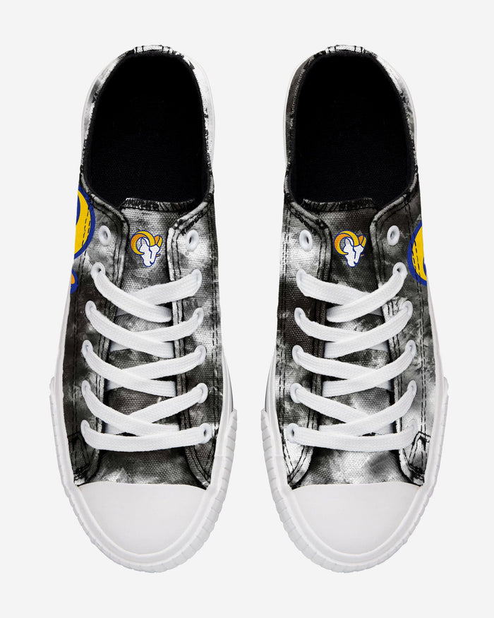 Los Angeles Rams Womens Low Top Tie-Dye Canvas Shoe FOCO - FOCO.com
