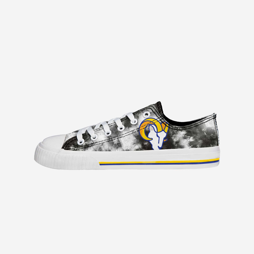 Los Angeles Rams Womens Low Top Tie-Dye Canvas Shoe FOCO 6 - FOCO.com