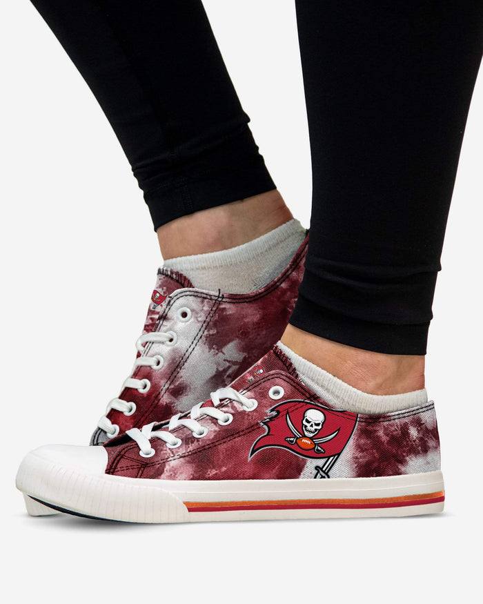 Tampa Bay Buccaneers Womens Low Top Tie-Dye Canvas Shoe FOCO - FOCO.com