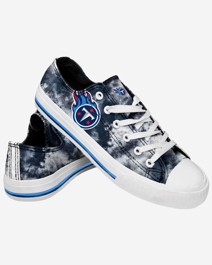 Tennessee Titans Womens Low Top Tie-Dye Canvas Shoe FOCO - FOCO.com