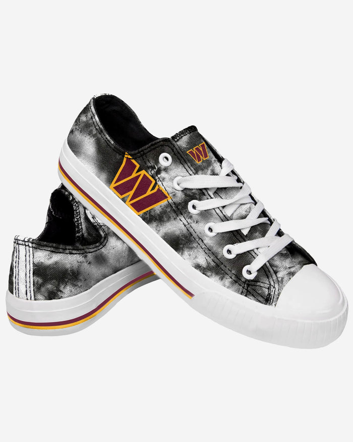 Washington Commanders Womens Low Top Tie-Dye Canvas Shoe FOCO - FOCO.com