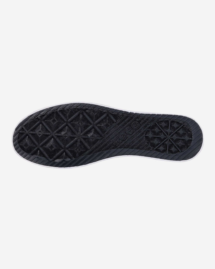 Cincinnati Bengals Womens White Stripe Low Top Canvas Shoe FOCO - FOCO.com