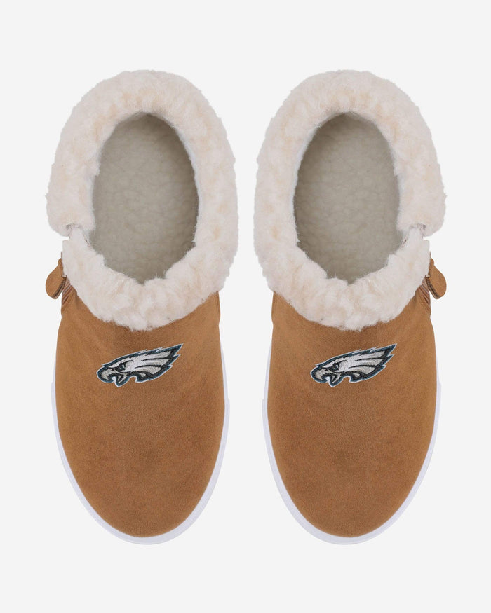 Philadelphia Eagles Womens Fuzzy Brim Zipper Boot FOCO - FOCO.com