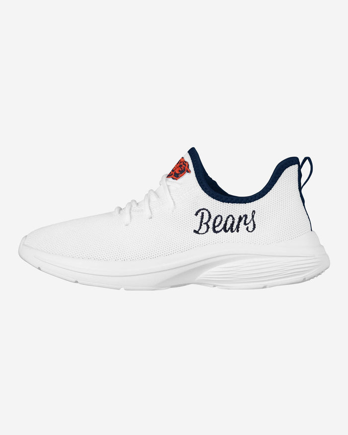 Chicago Bears Womens Midsole White Sneakers FOCO 6 - FOCO.com