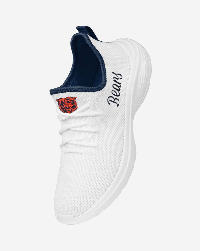 Chicago Bears Womens Midsole White Sneakers FOCO - FOCO.com