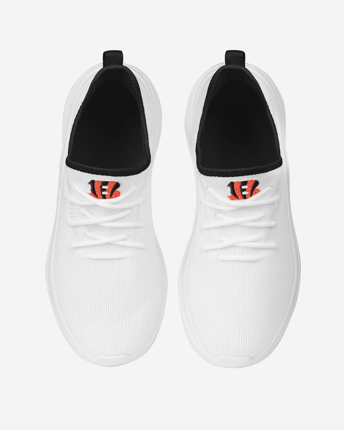 Cincinnati Bengals Womens Midsole White Sneakers FOCO - FOCO.com