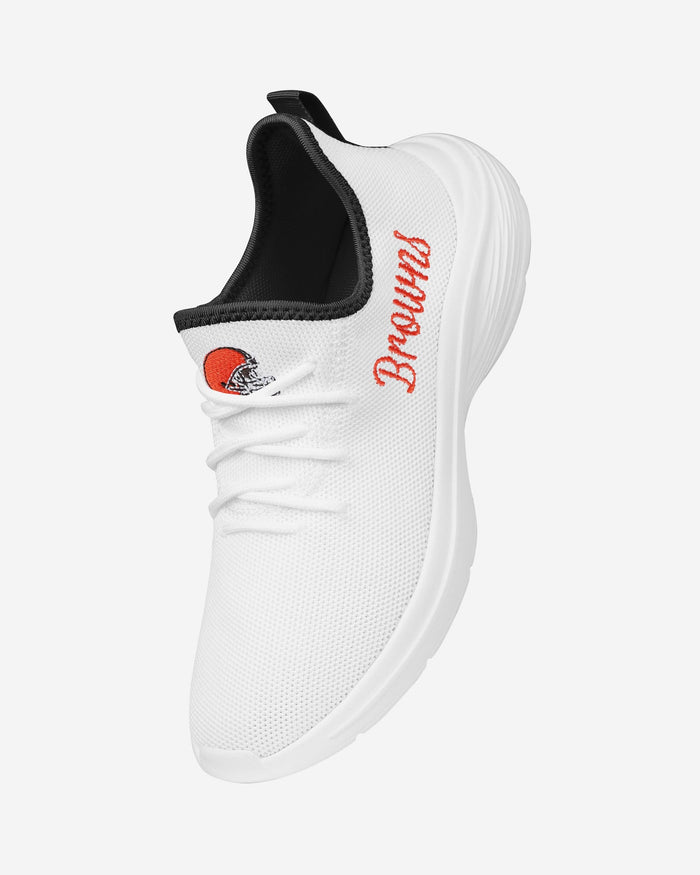 Cleveland Browns Womens Midsole White Sneakers FOCO - FOCO.com