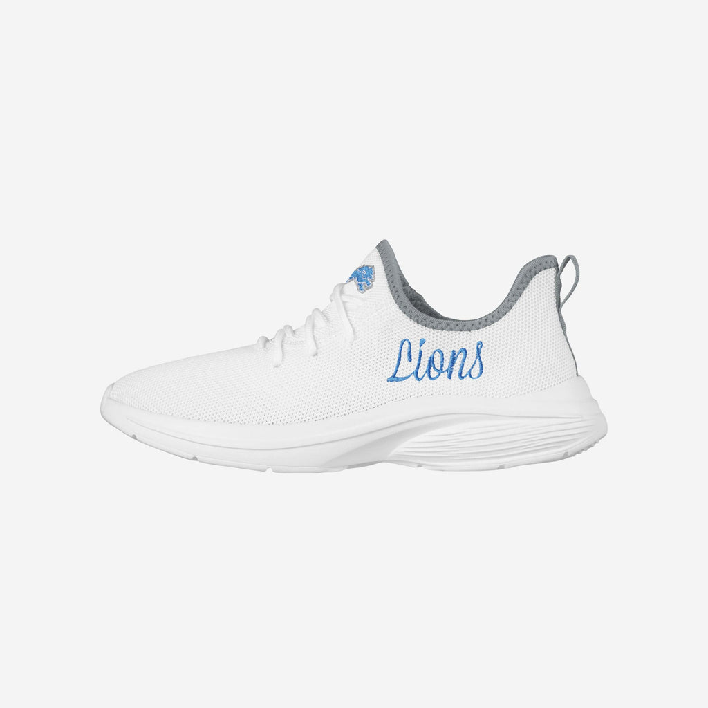 Detroit Lions Womens Midsole White Sneakers FOCO 6 - FOCO.com