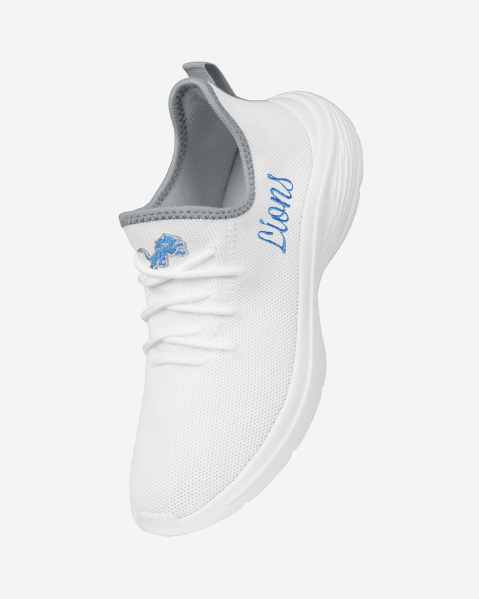 Detroit Lions Womens Midsole White Sneakers FOCO - FOCO.com