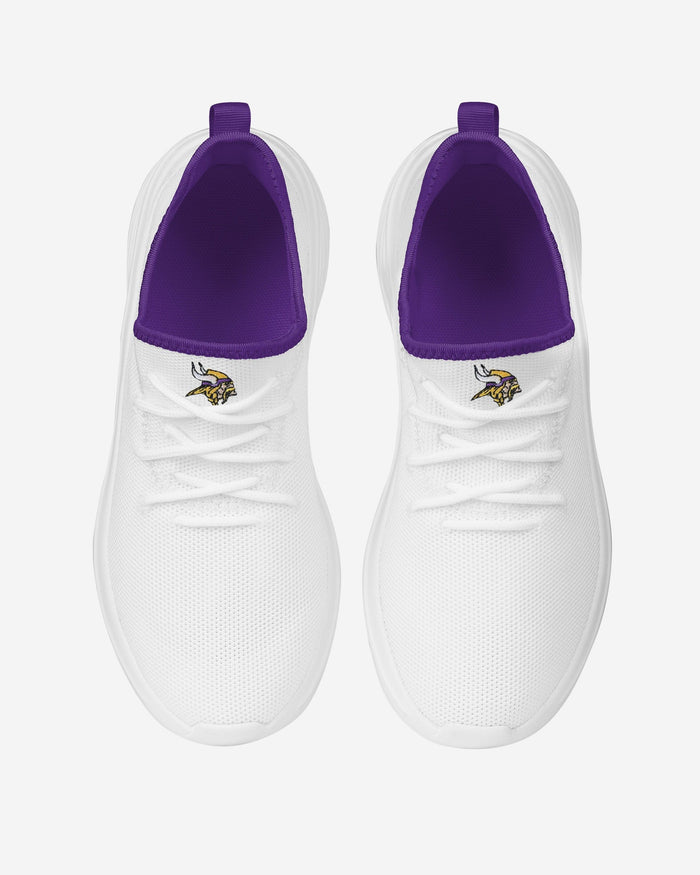 Minnesota Vikings Womens Midsole White Sneakers FOCO - FOCO.com