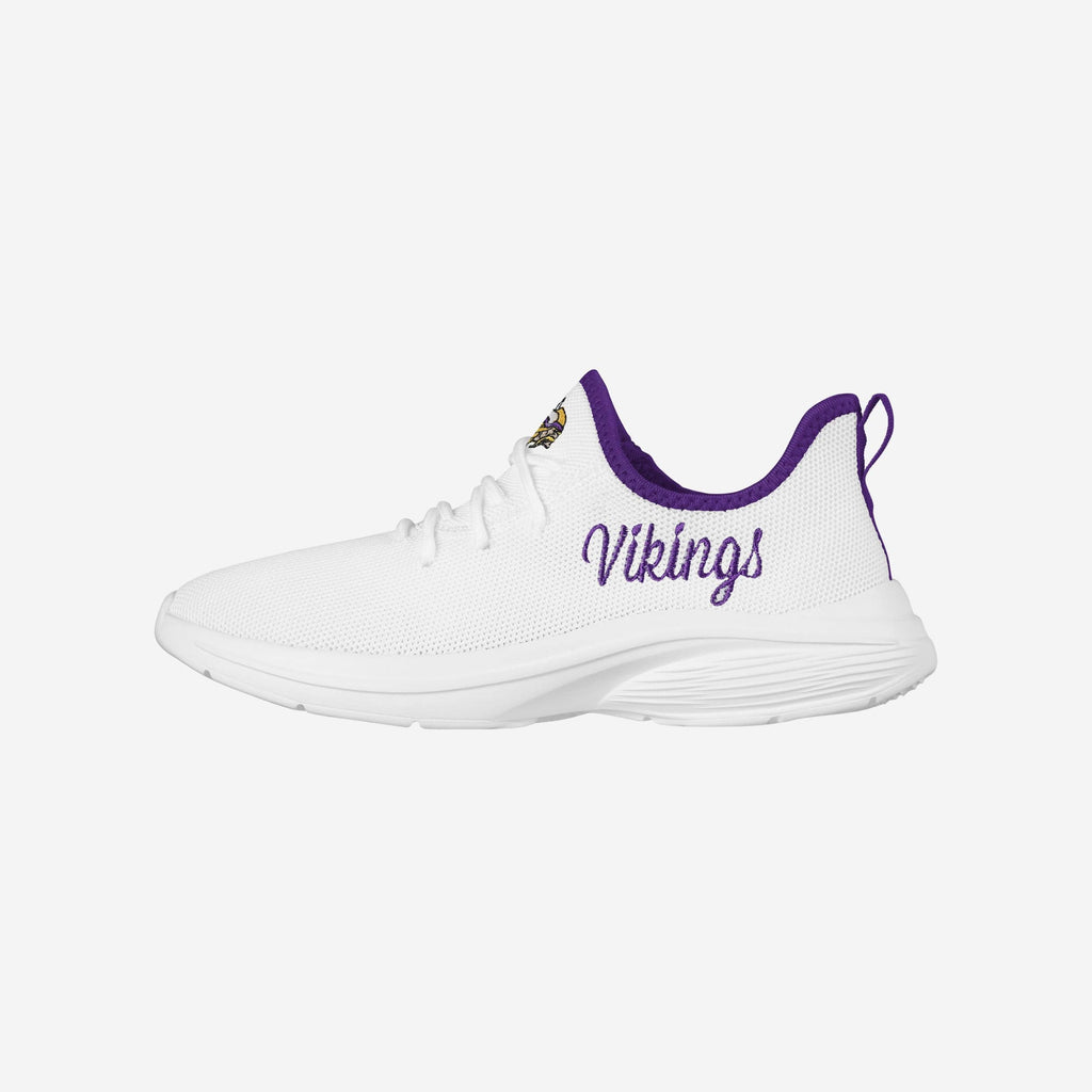 Minnesota Vikings Womens Midsole White Sneakers FOCO 6 - FOCO.com