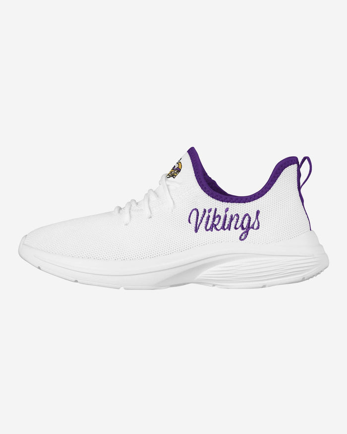 Minnesota Vikings Womens Midsole White Sneakers FOCO 6 - FOCO.com