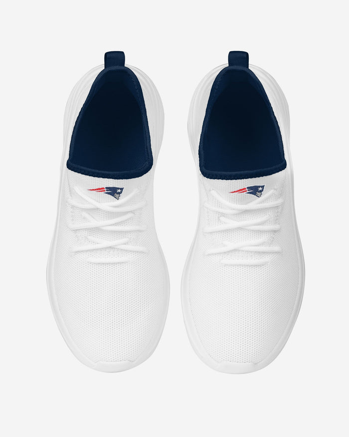 New England Patriots Womens Midsole White Sneakers FOCO - FOCO.com