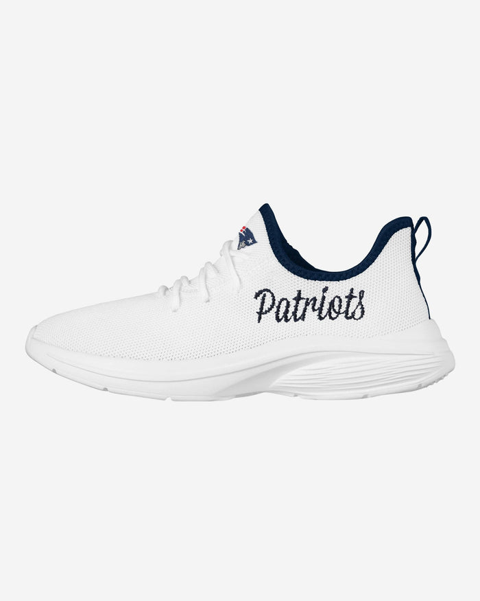 New England Patriots Womens Midsole White Sneakers FOCO 6 - FOCO.com