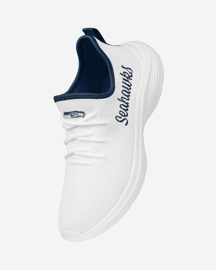 Seattle Seahawks Womens Midsole White Sneakers FOCO - FOCO.com