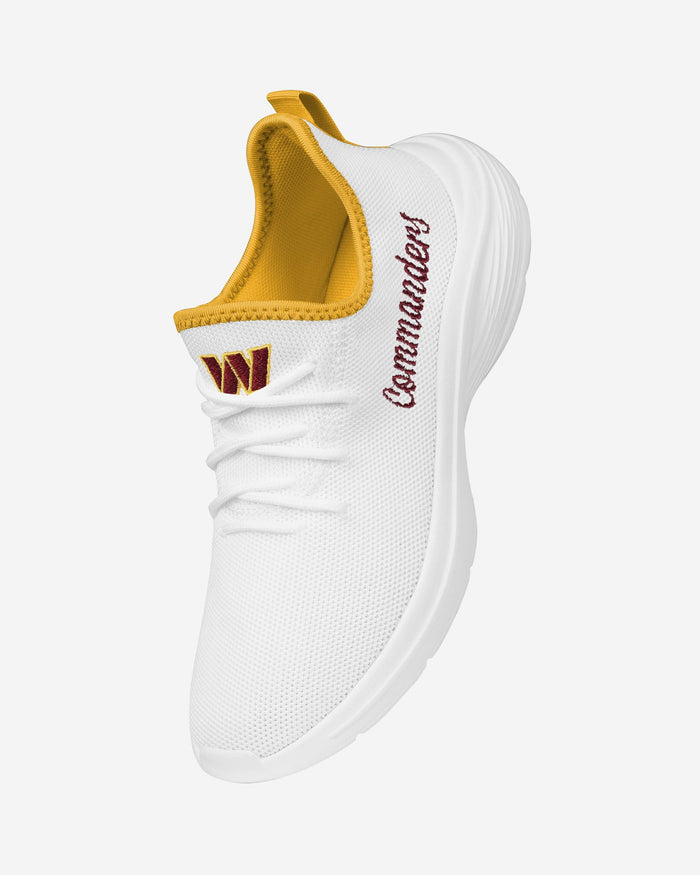 Washington Commanders Womens Midsole White Sneakers FOCO - FOCO.com