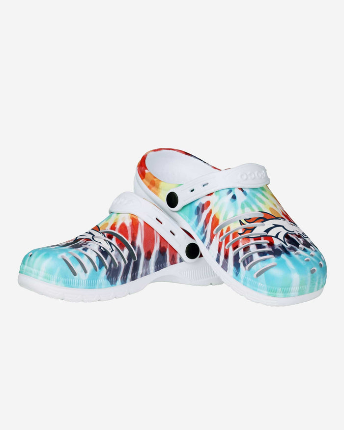 Denver Broncos Womens Tie-Dye Clog With Strap FOCO - FOCO.com