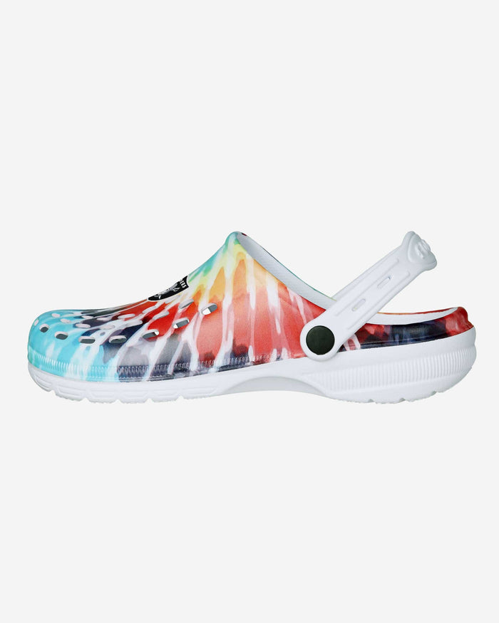 Las Vegas Raiders Womens Tie-Dye Clog With Strap FOCO S - FOCO.com