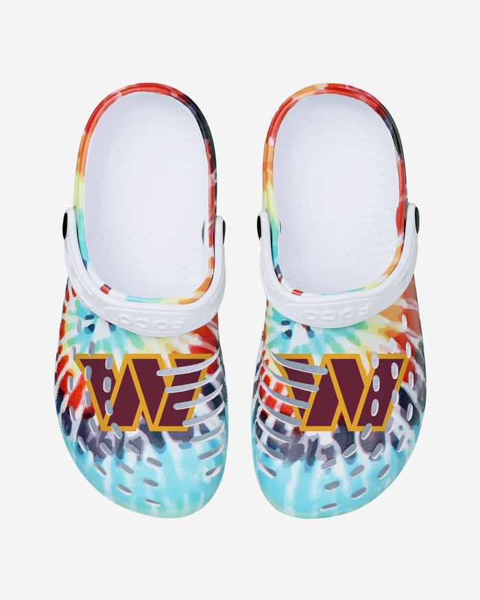 Washington Commanders Womens Tie-Dye Clog With Strap FOCO - FOCO.com