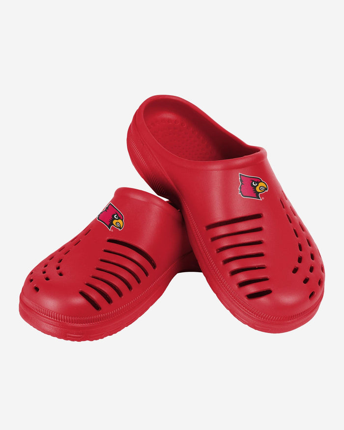 Louisville Cardinals Womens Solid Clog FOCO - FOCO.com