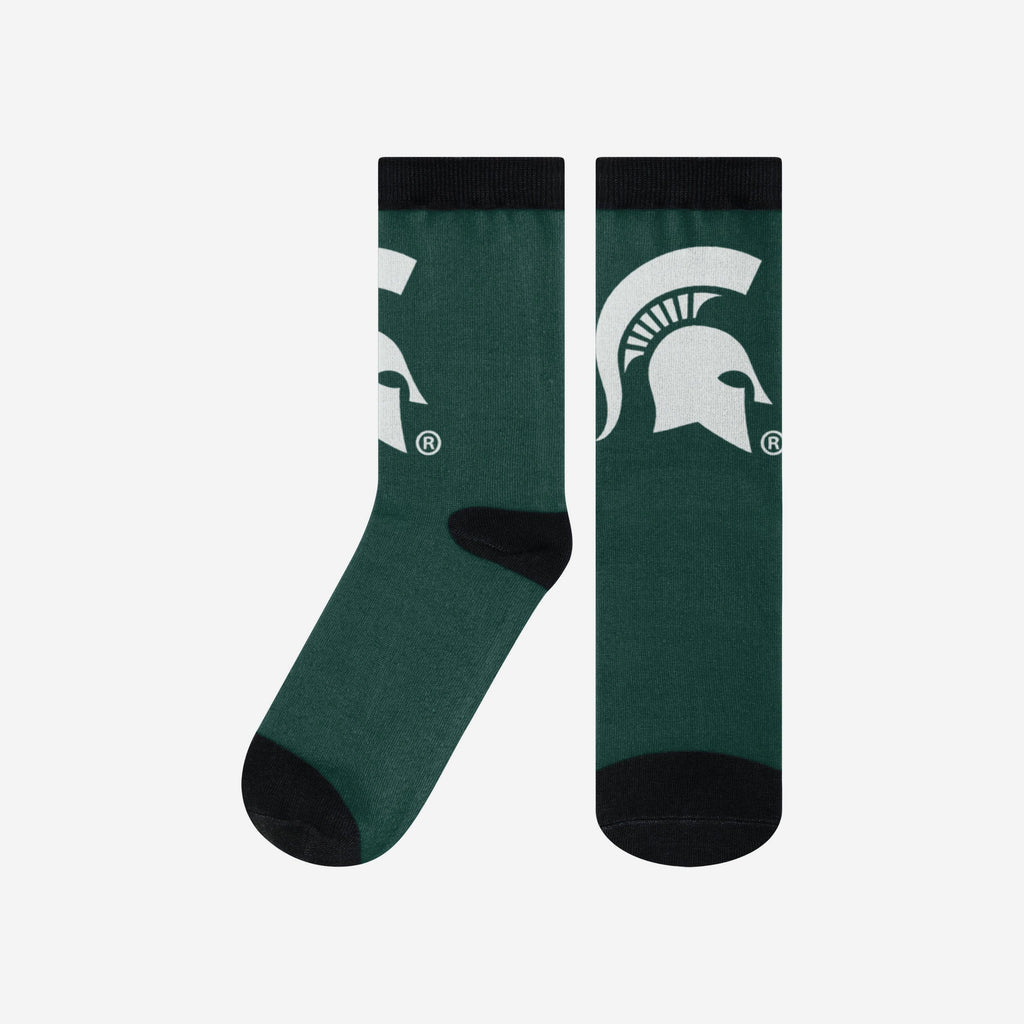 Michigan State Spartans Primetime Socks FOCO S/M - FOCO.com