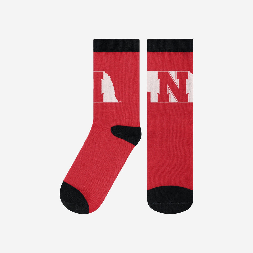 Nebraska Cornhuskers Primetime Socks FOCO S/M - FOCO.com