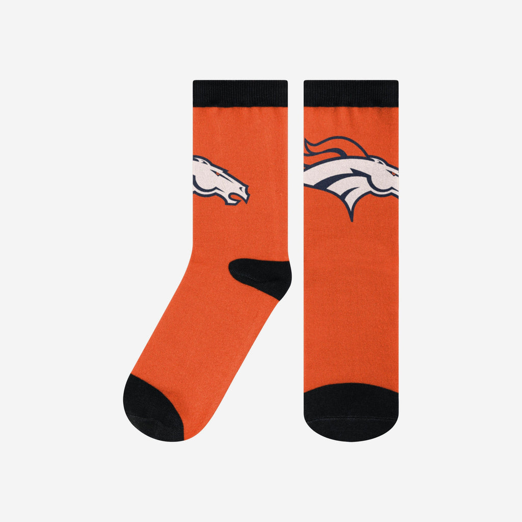 Denver Broncos Primetime Socks FOCO L/XL - FOCO.com