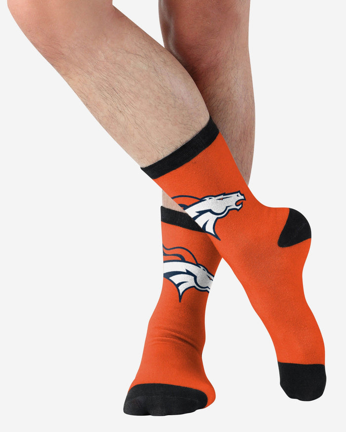 Denver Broncos Primetime Socks FOCO - FOCO.com