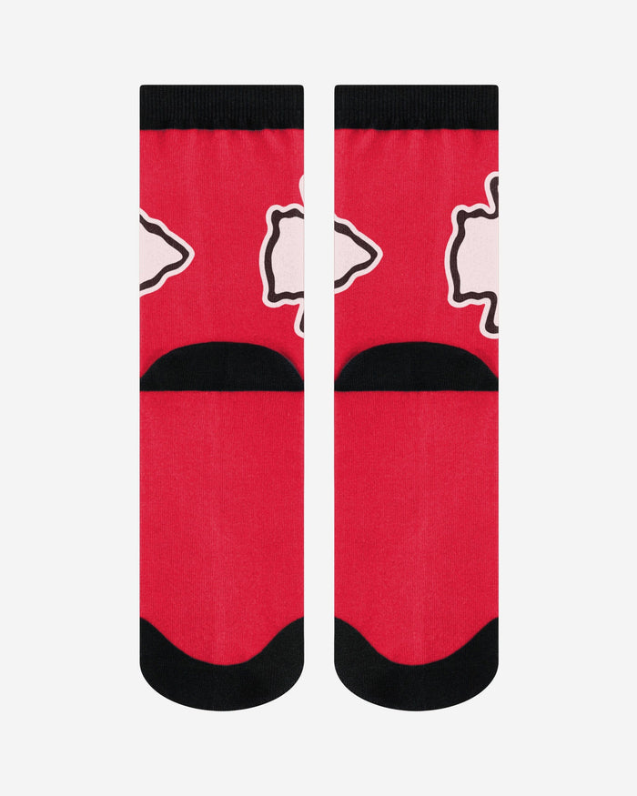 Kansas City Chiefs Primetime Socks FOCO - FOCO.com