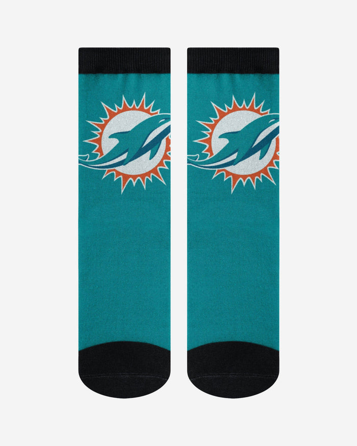 Miami Dolphins Primetime Socks FOCO - FOCO.com