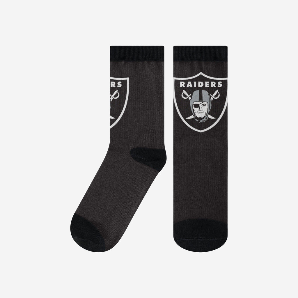 Las Vegas Raiders Primetime Socks FOCO L/XL - FOCO.com