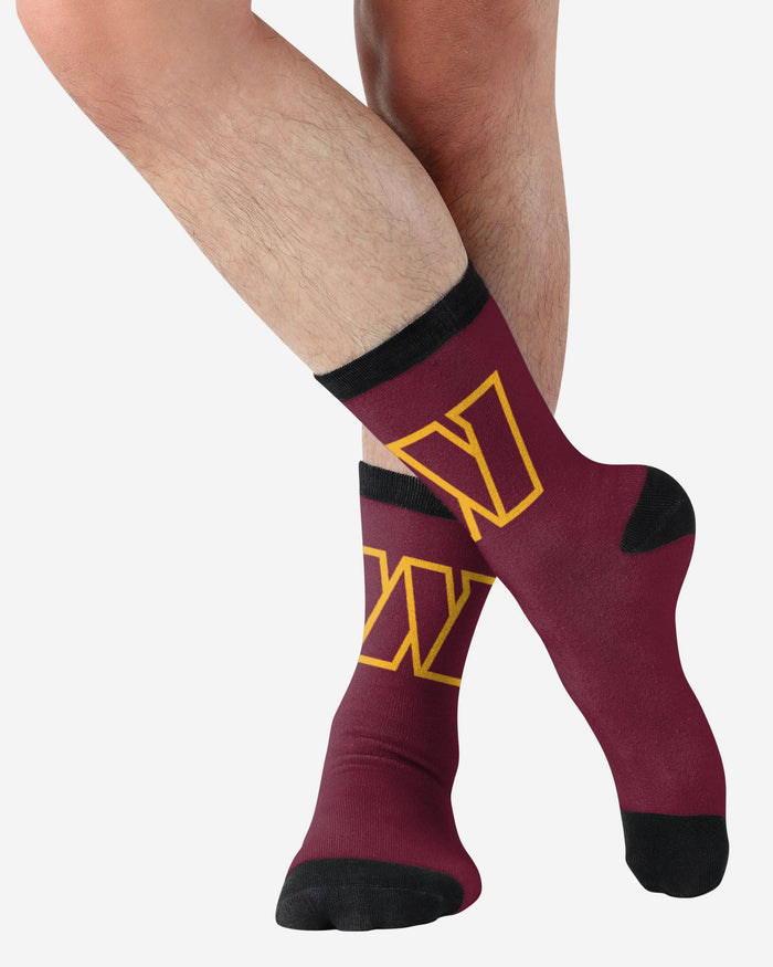 Washington Commanders Primetime Socks FOCO - FOCO.com