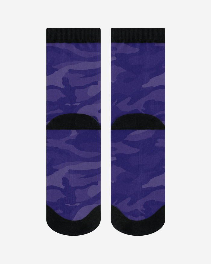 Baltimore Ravens Printed Camo Socks FOCO - FOCO.com