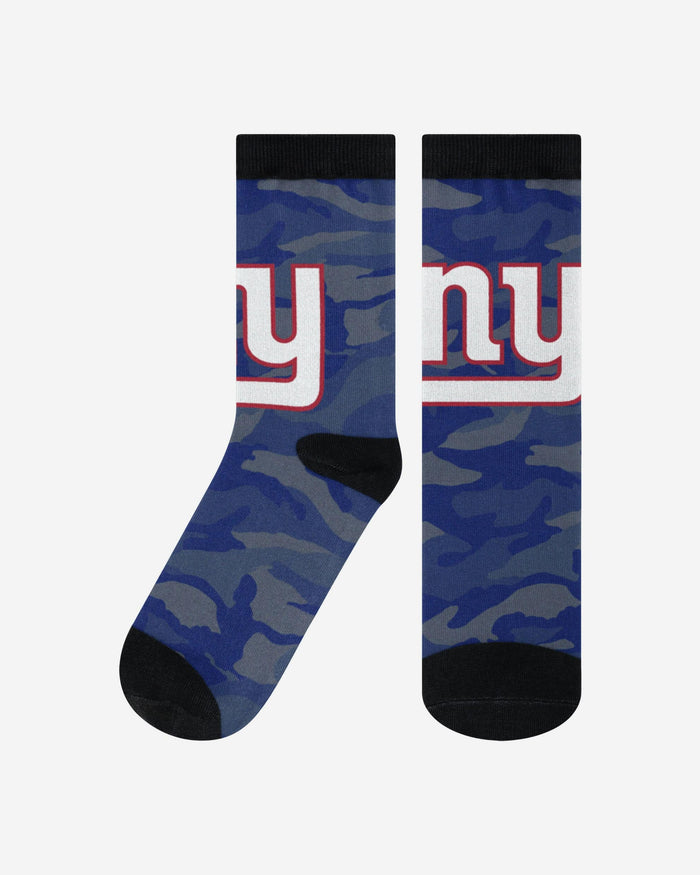 New York Giants Printed Camo Socks FOCO S/M - FOCO.com