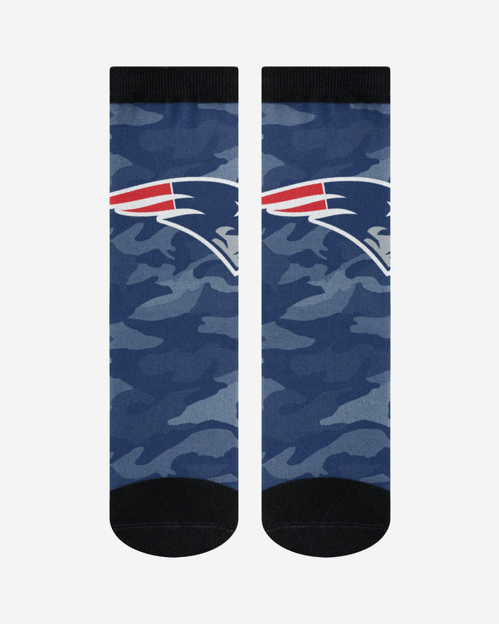 New England Patriots Printed Camo Socks FOCO - FOCO.com